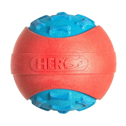 Natures Instinct Hero Outer Armor Large hondenbal blauw