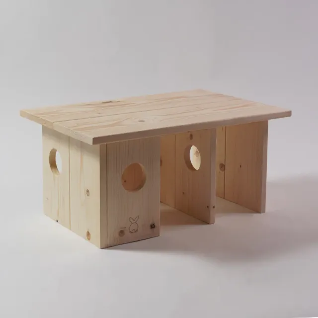 Jouw Konijn Originals Ymir M houten schuilplek vurenhout