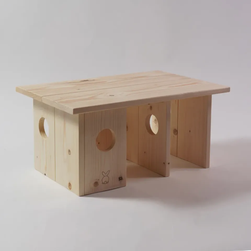 Jouw Konijn Originals Ymir M houten schuilplek vurenhout