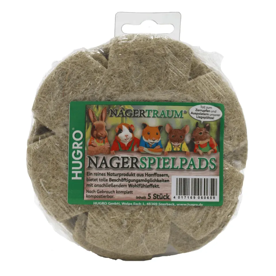 Bounty Paradise Nager Spielpads speelmatjes 5 stuks hennep