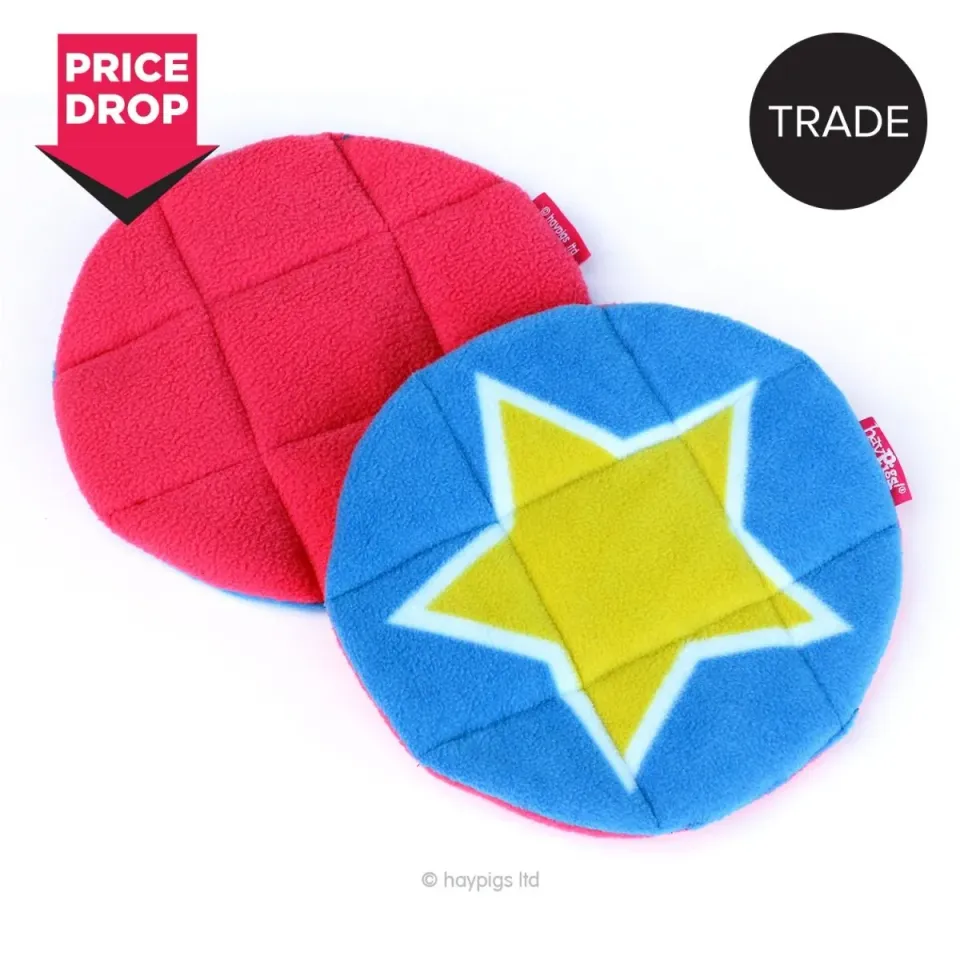 HayPigs Circus plasmatjes fleece 2 stuks 22cm wasbaar