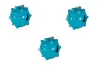Natures Instinct Chase n Chomp Knobble hondenbal 6,5 cm 3 stuks