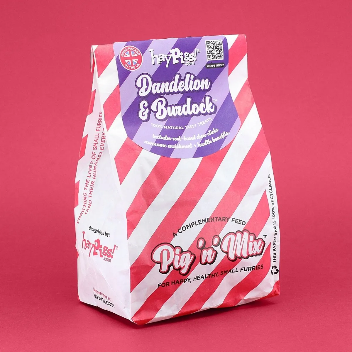 HayPigs Pig'n'Mix snacks navulzakken 8 stuks natuurlijk
