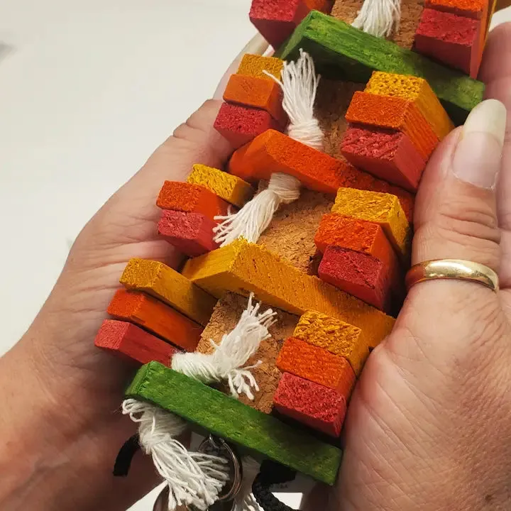 Featherland Paradise Cork Center Blocks vogelspeeltje kurk