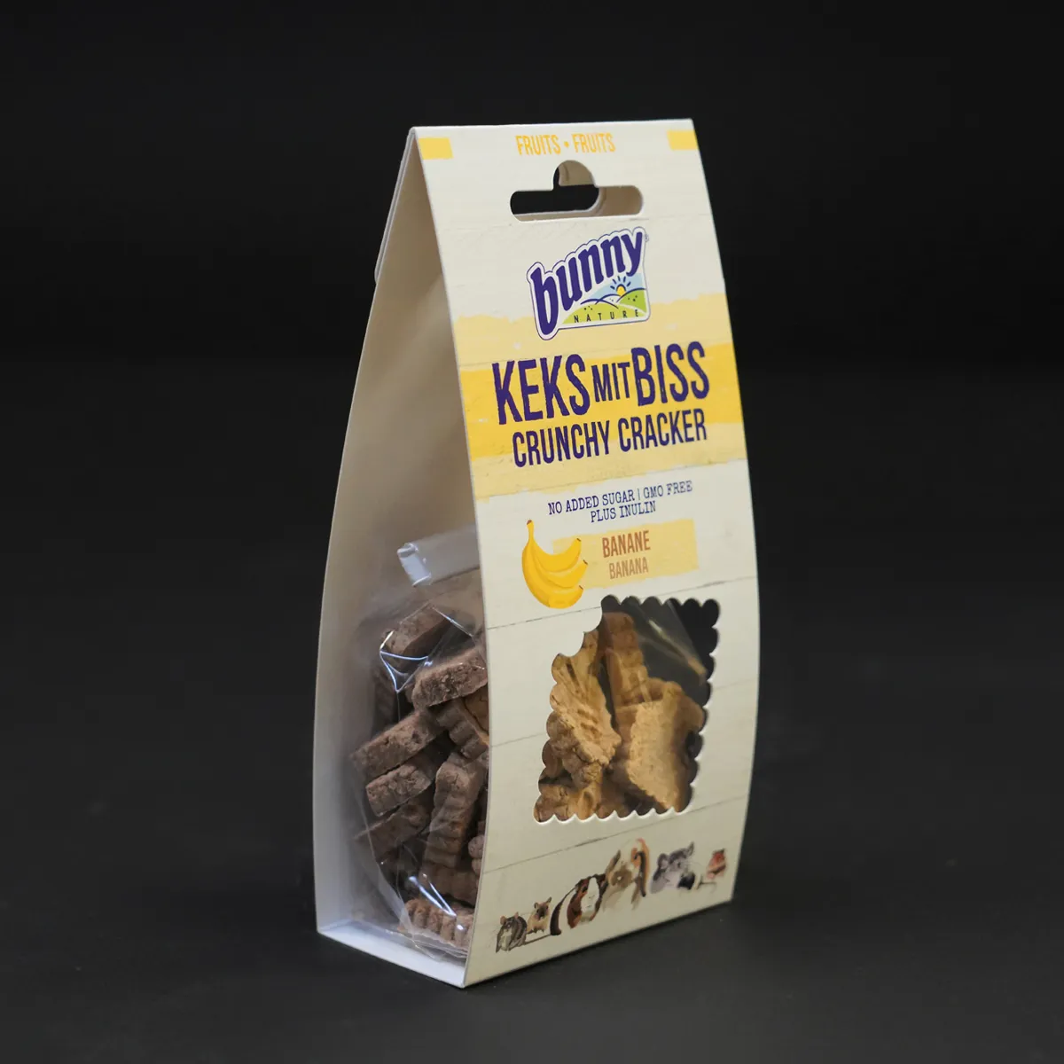 Bunny Nature Crunchy Cracker snack banaan suikervrij