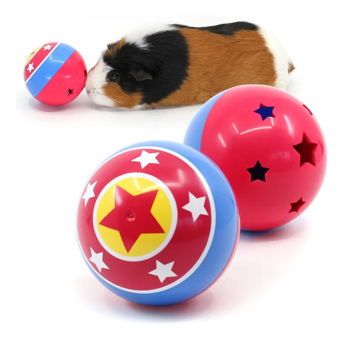 HayPigs Circus Treat Ball snackbal 3-in-1 kunststof