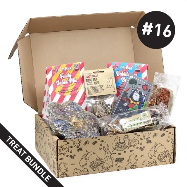 HayPigs Treat Box #16 snackbox voor cavia's 7-delig