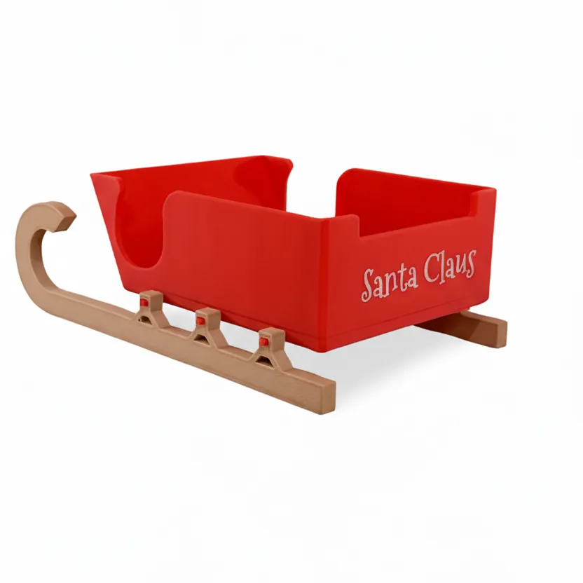 Niborprints Arrenslee Groot ratten slee rood 25 cm