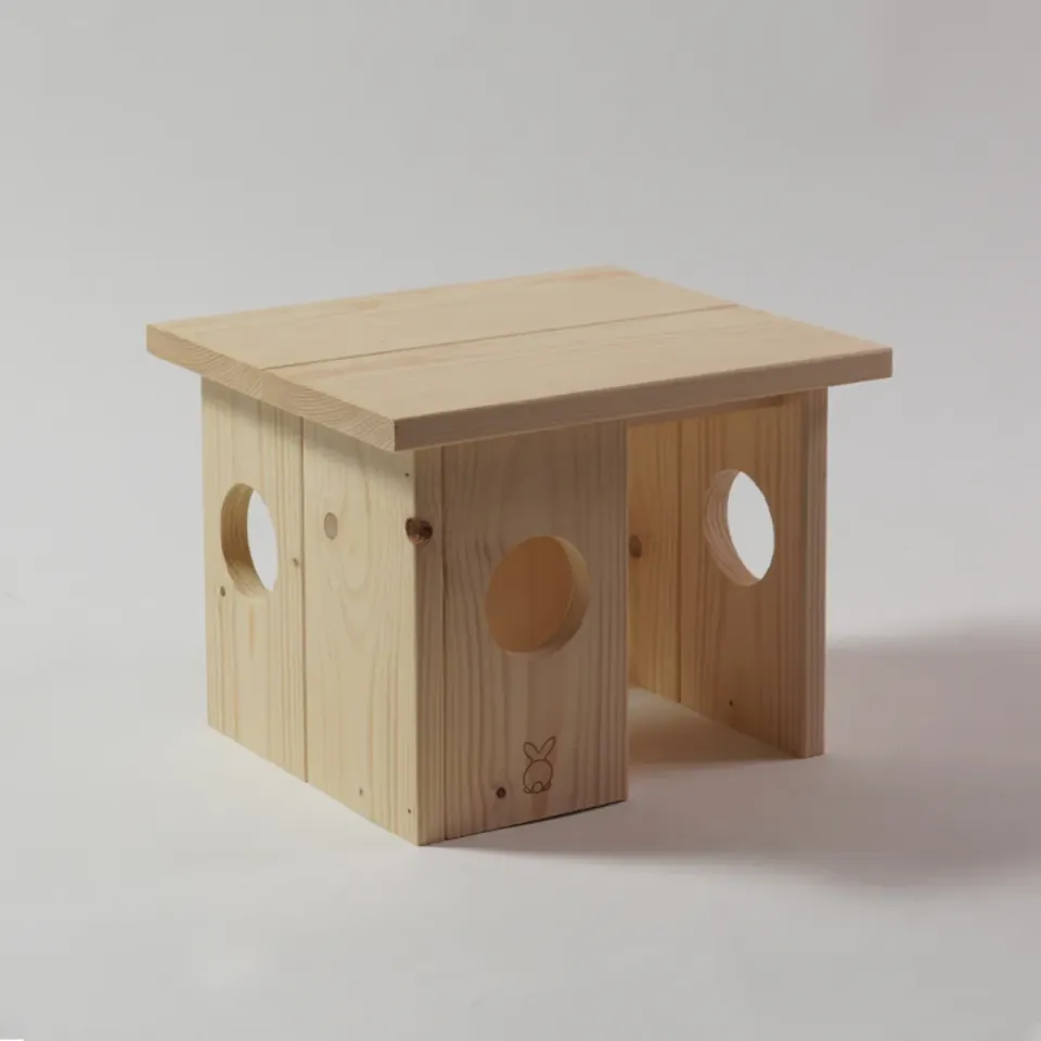 Jouw Konijn Originals Schuilplek Syn schuilhuisje s hout