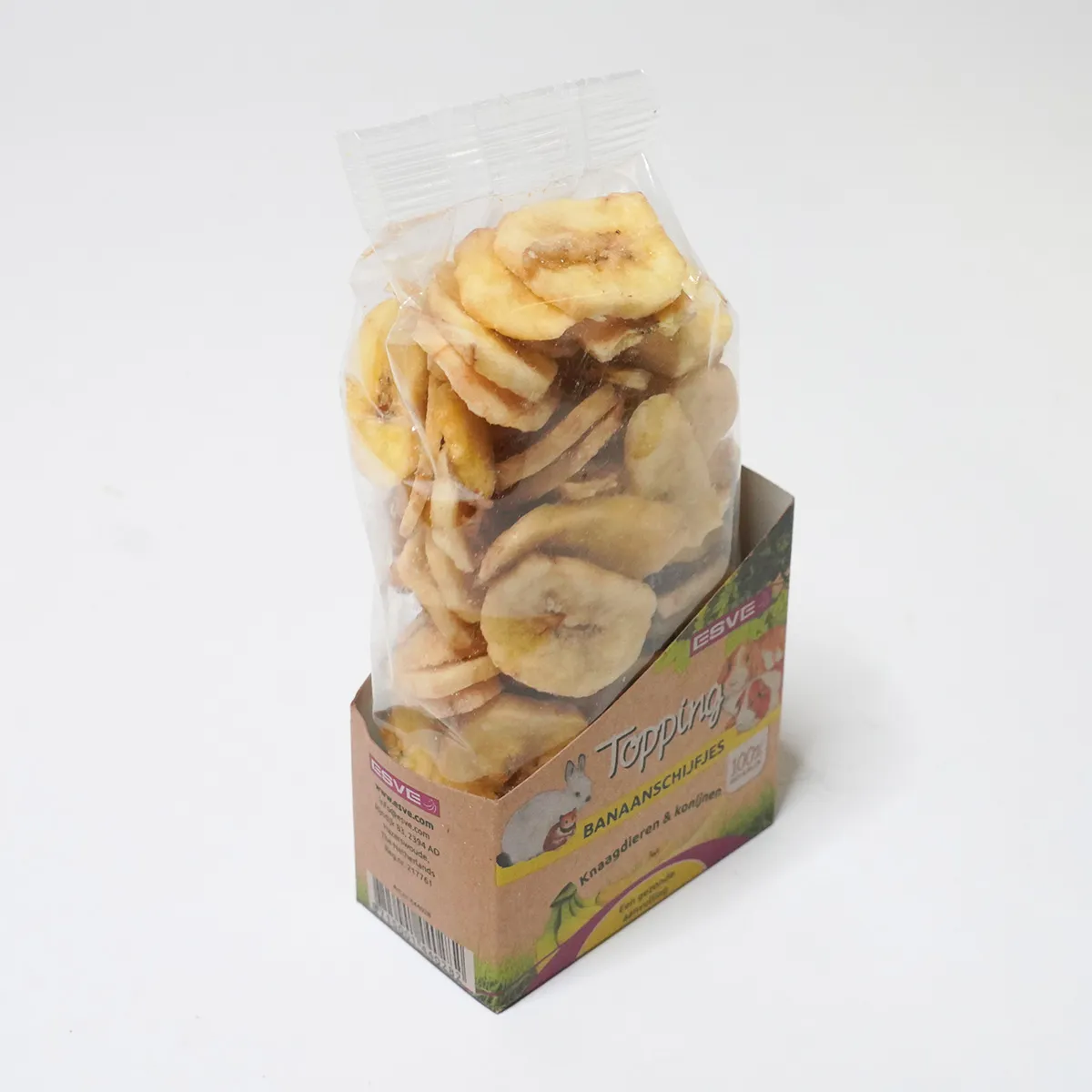 Jouw Konijn Originals Banaanschijfjes snack banaan konijn
