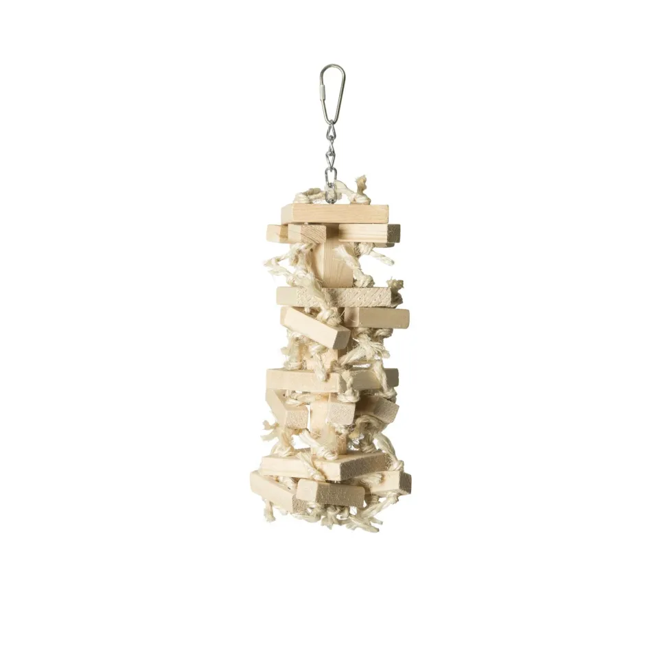 Natures Instinct Knots N Blocks Natural vogelspeelgoed medium