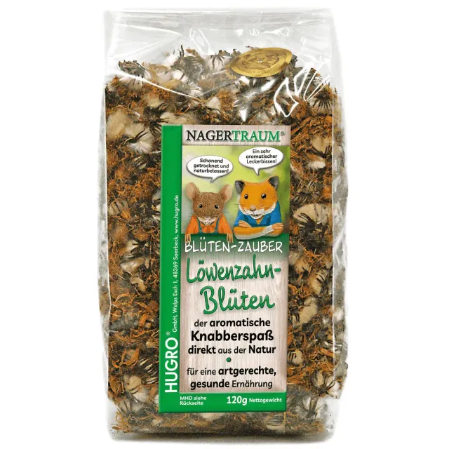 NT Paardenbloembloemen snack 120 gr vezelrijk