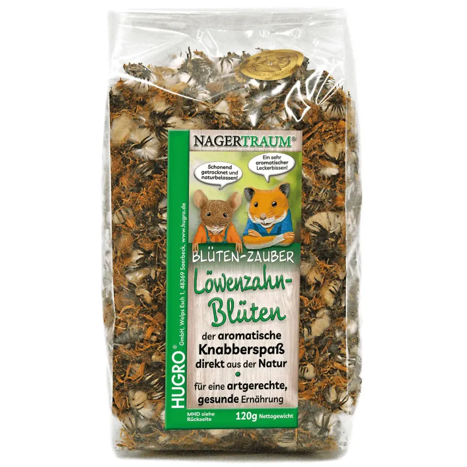 NT Paardenbloembloemen snack 120 gr vezelrijk