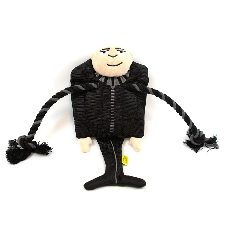 Minion Gru Rope Scarf hondenspeeltje touw 28 cm pieper
