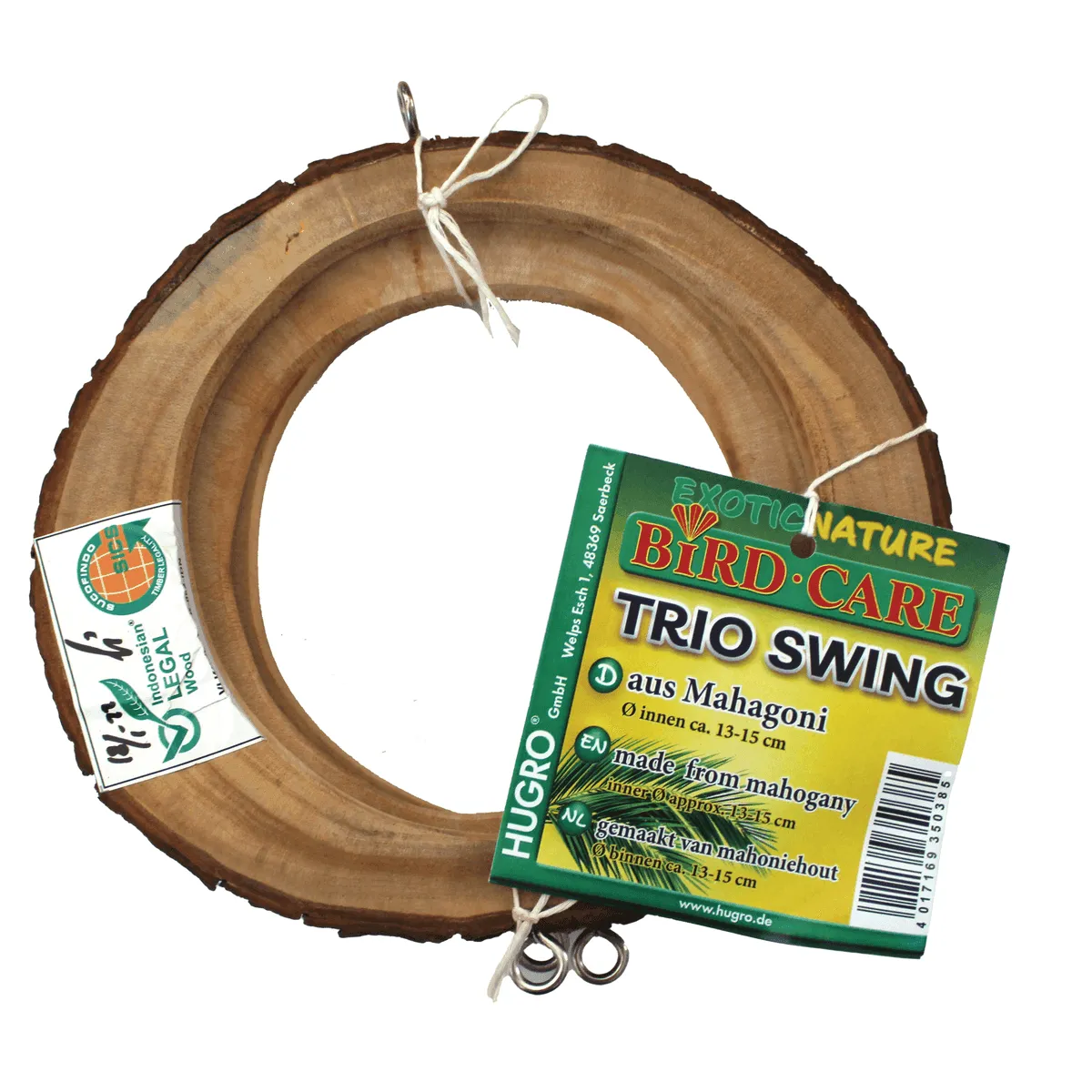 Bounty Paradise Ringschaukel Trio schommel 3 ringen mahonie
