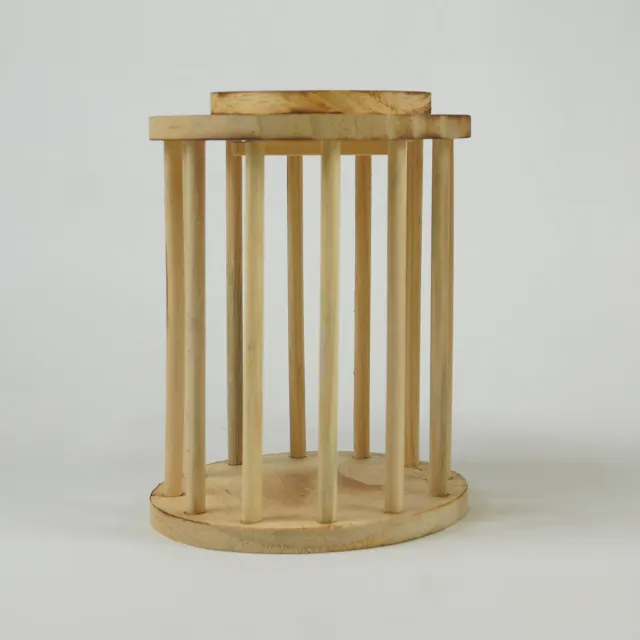 Jouw Konijn Originals Hay Stand Round hooiruif hout