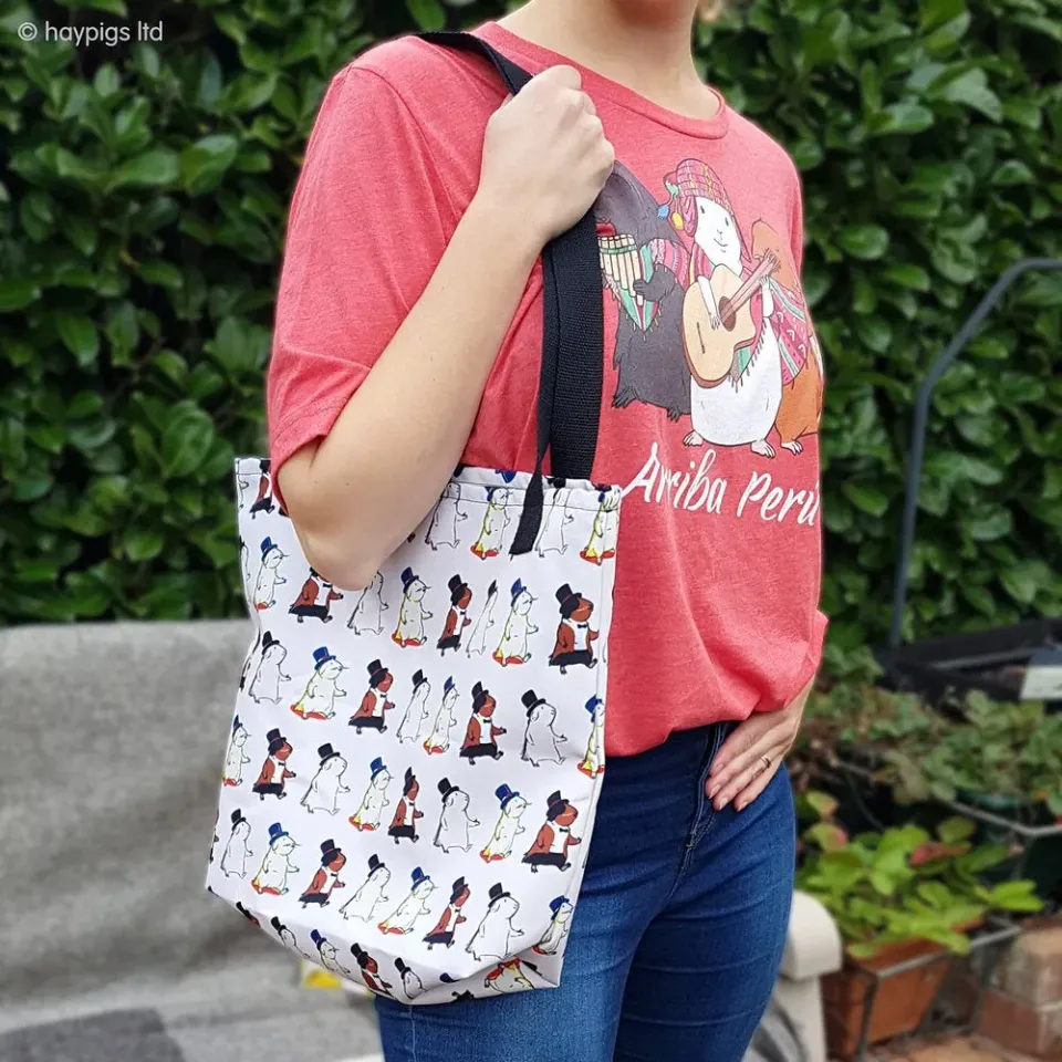 HayPigs GentlePig tote bag 38cm katoen