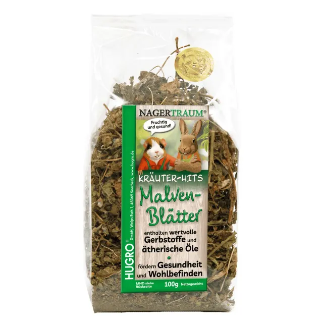 Bounty Paradise NT Malvenbladeren knaagdiersnack 100 gram eiwitrijk