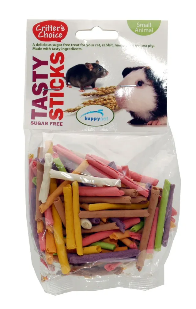 Critter's Choice Tasty Sticks knaagsticks 75g fruit