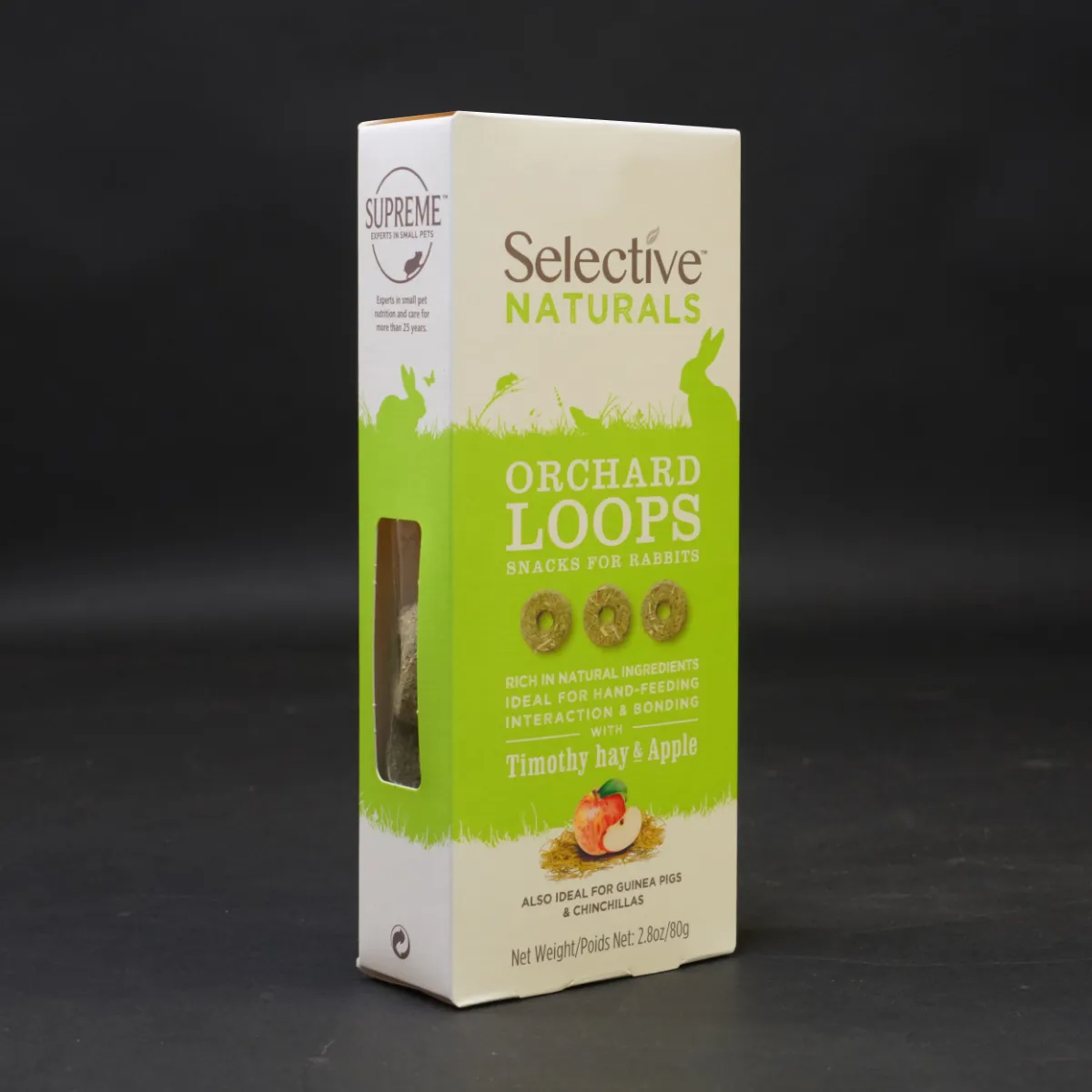 Jouw Cavia Naturals Orchard Loops snack voor cavia vezelrijk