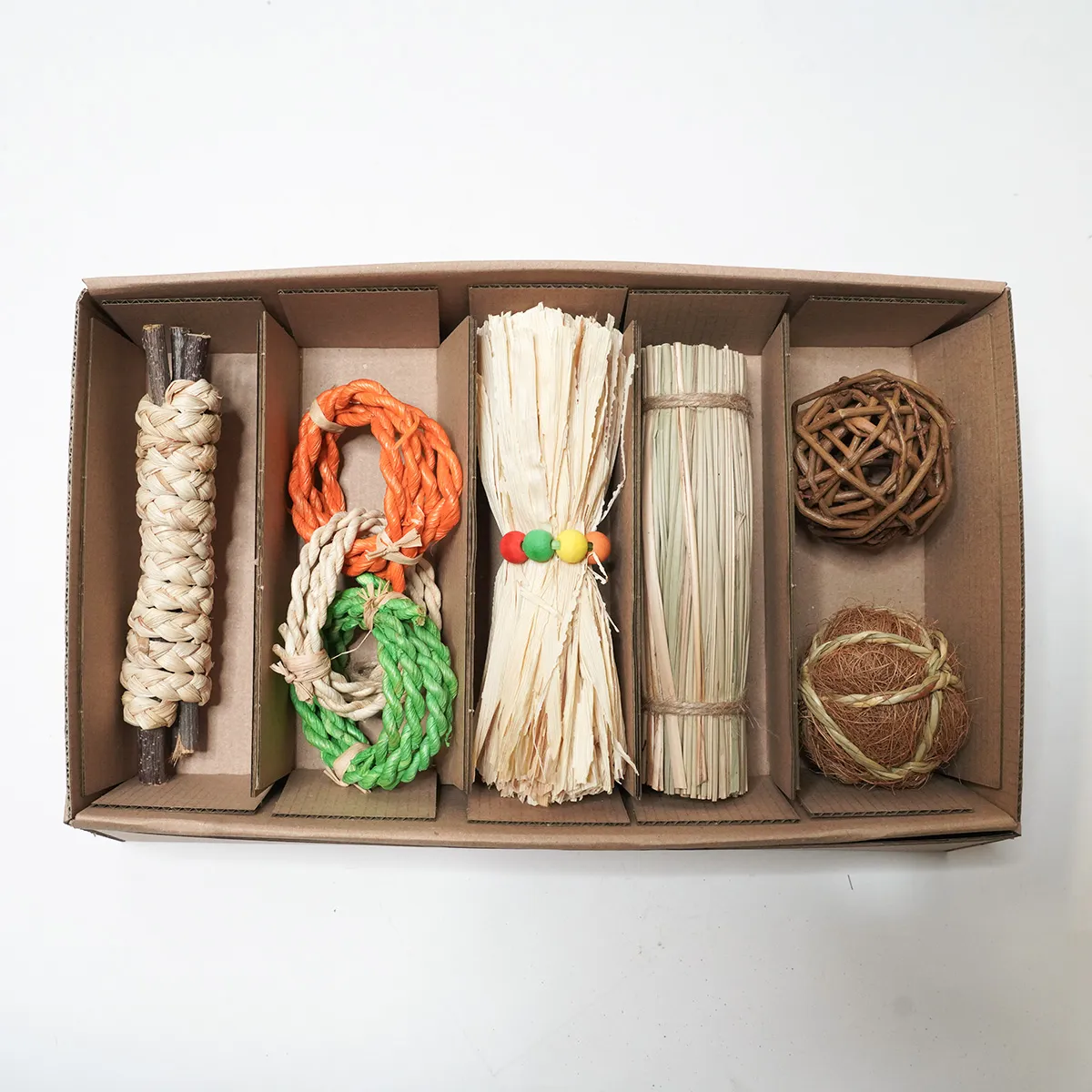 Jouw Konijn Originals Chew-tastic box knaagbox snackmix natuurlijk