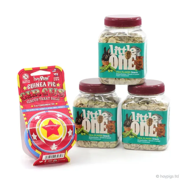 HayPigs Circus Treat Ball bundel snackbal met erwtenvlokken 3x230g