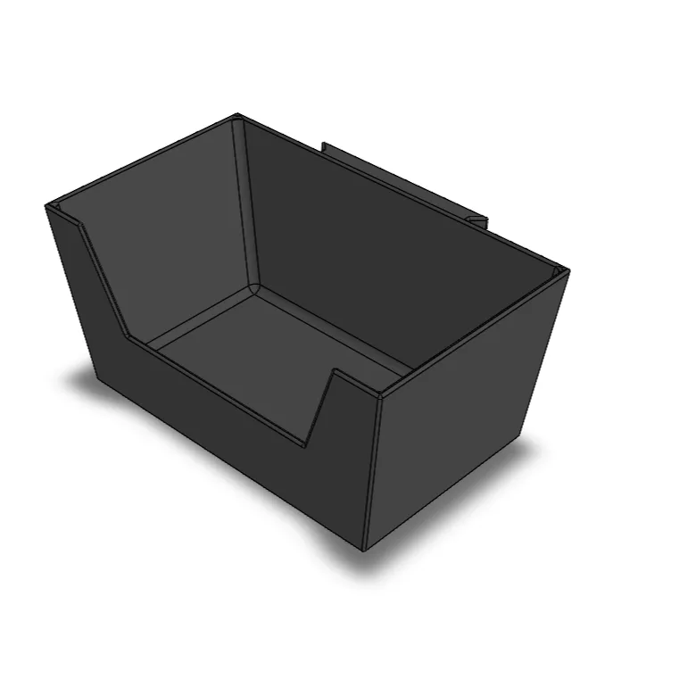 Niborprints hangbakje modulair voerbak zwart 24cm