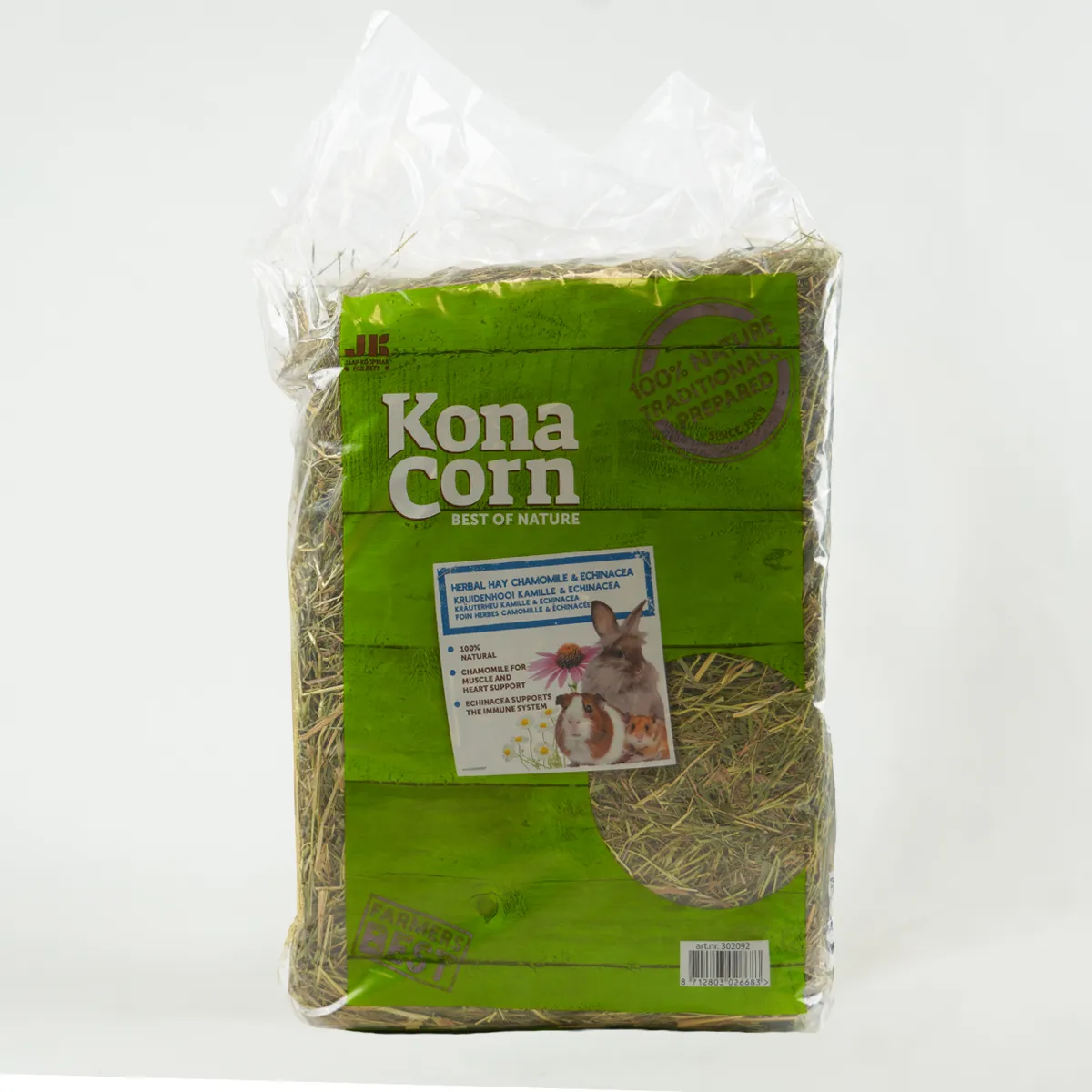 Jouw Konijn Originals KonaCorn kruidenhooi kamille echinacea