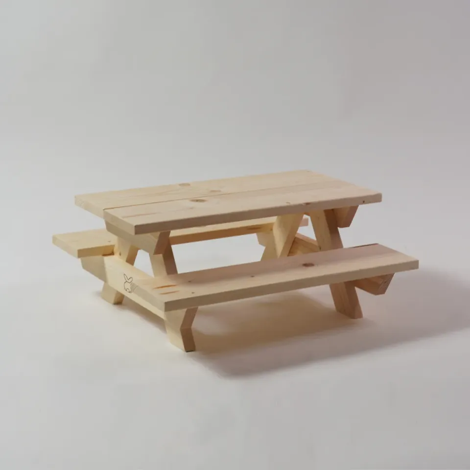 Jouw Konijn Originals Picknicktafel M snacktafel vurenhout