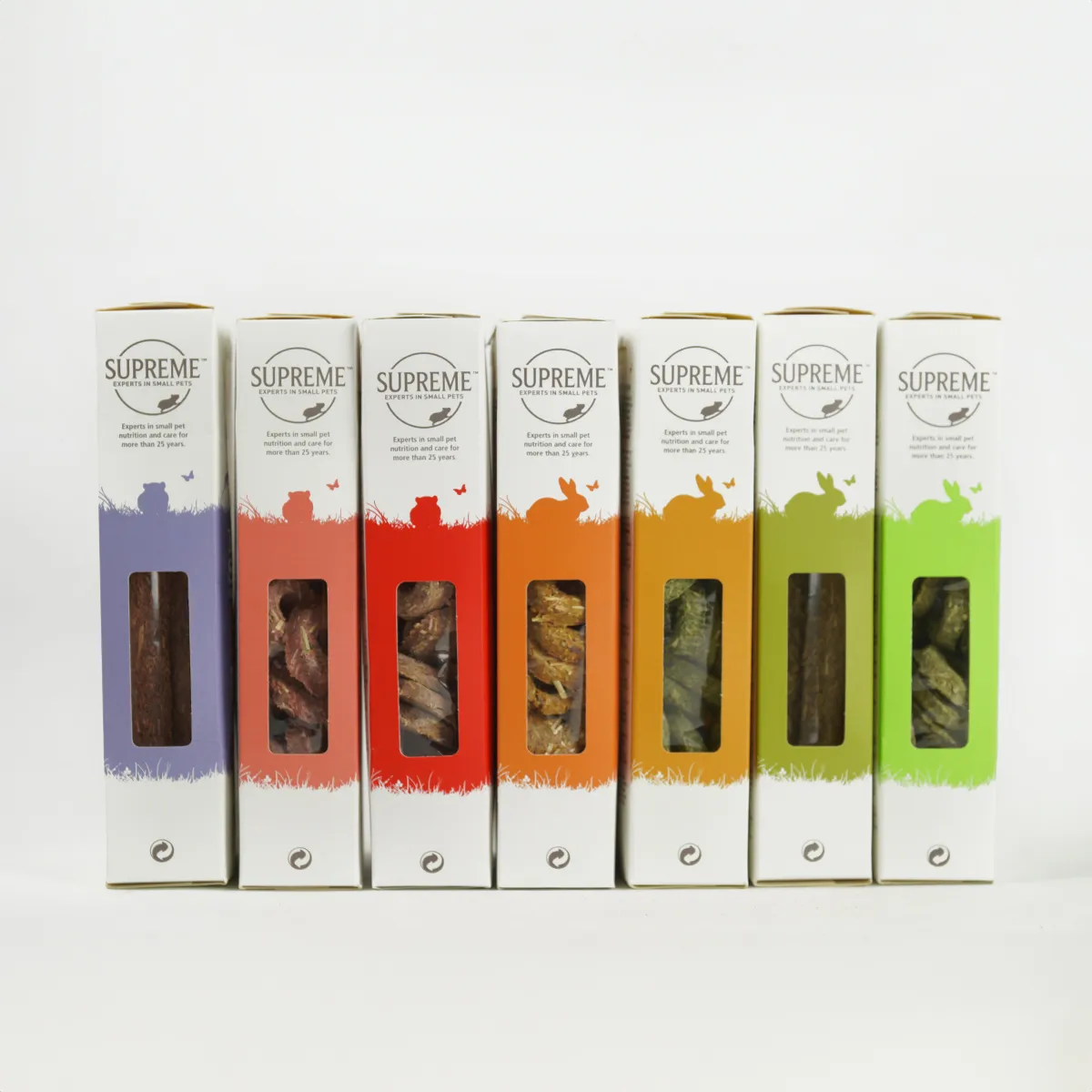 Jouw Konijn Originals Naturals set van 7 snacks vezelrijk