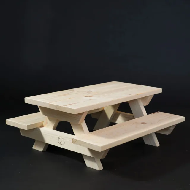 Jouw Cavia Picknicktafel M houten schuilplek vuren
