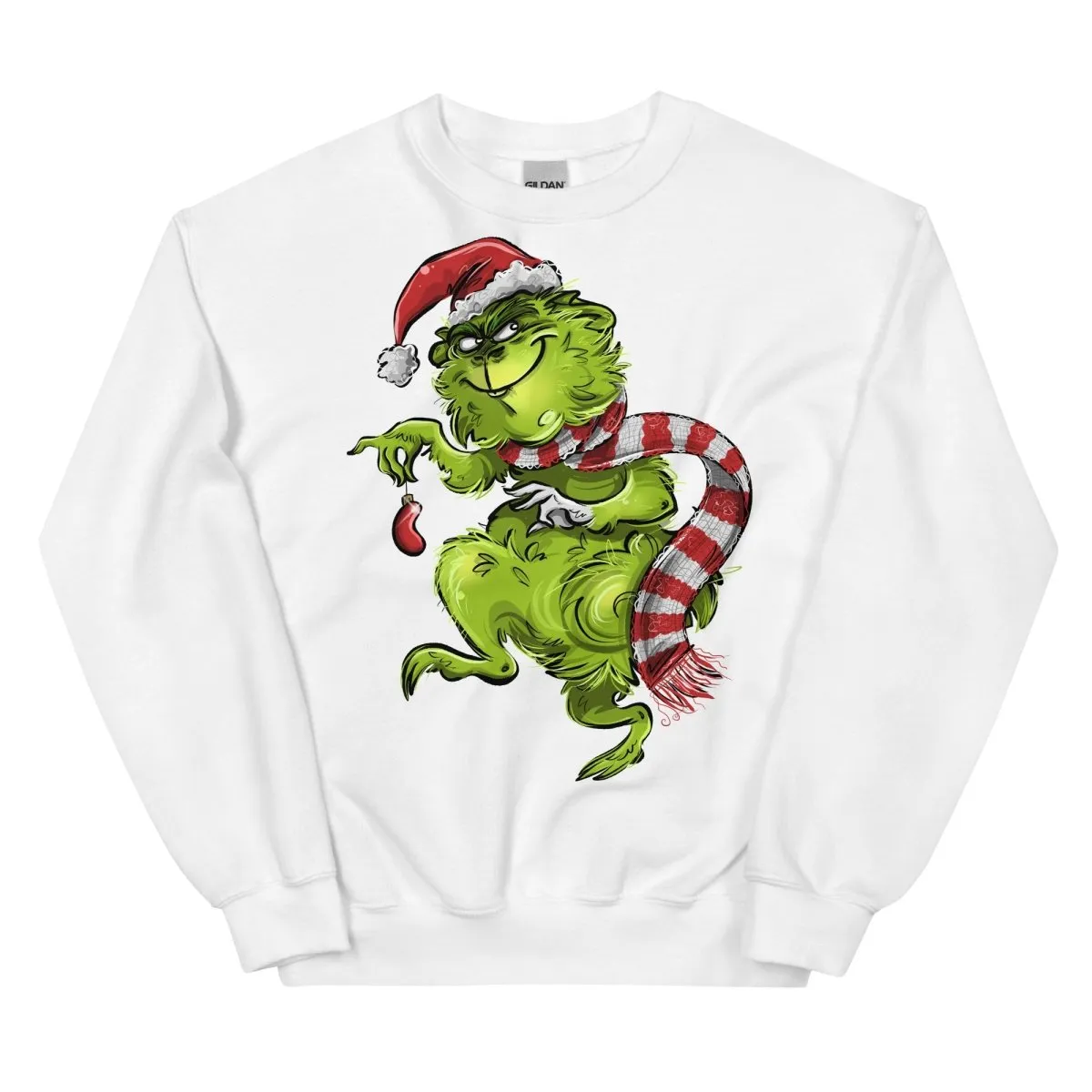 HayPigs The Green Grump sweater unisex kerst katoen
