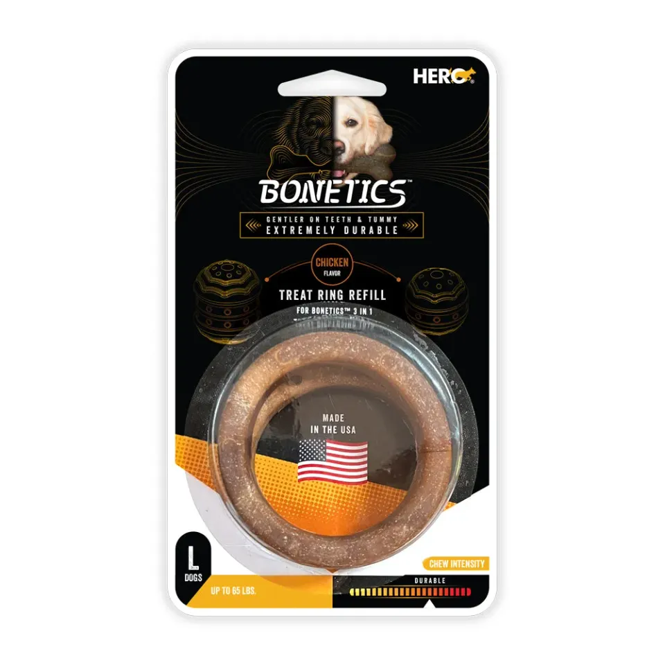 Natures Instinct Bonetics Treat Ball Ring navulling kauwring kip