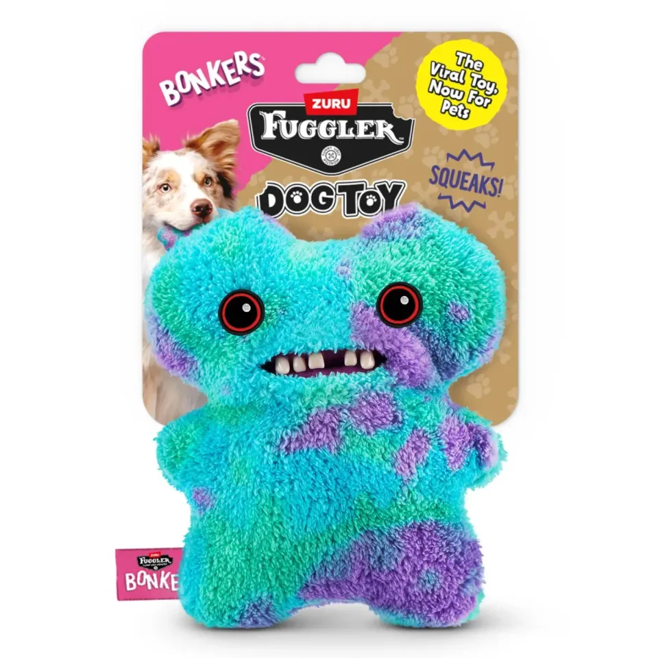 Nature First Fuggler Gaptooth Mcgoo Blue hondenknuffel 20 cm piep