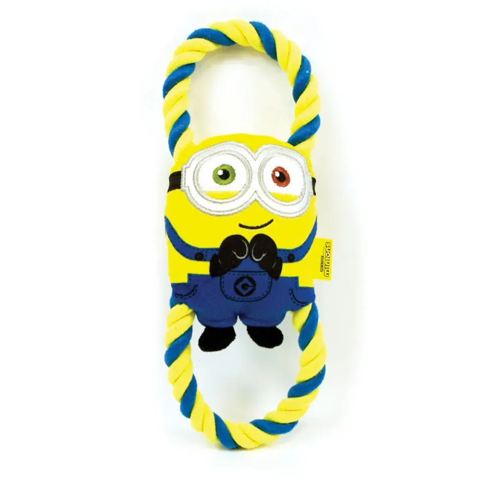 Nature First Minion Double Tug Bob hondenspeelgoed touw large