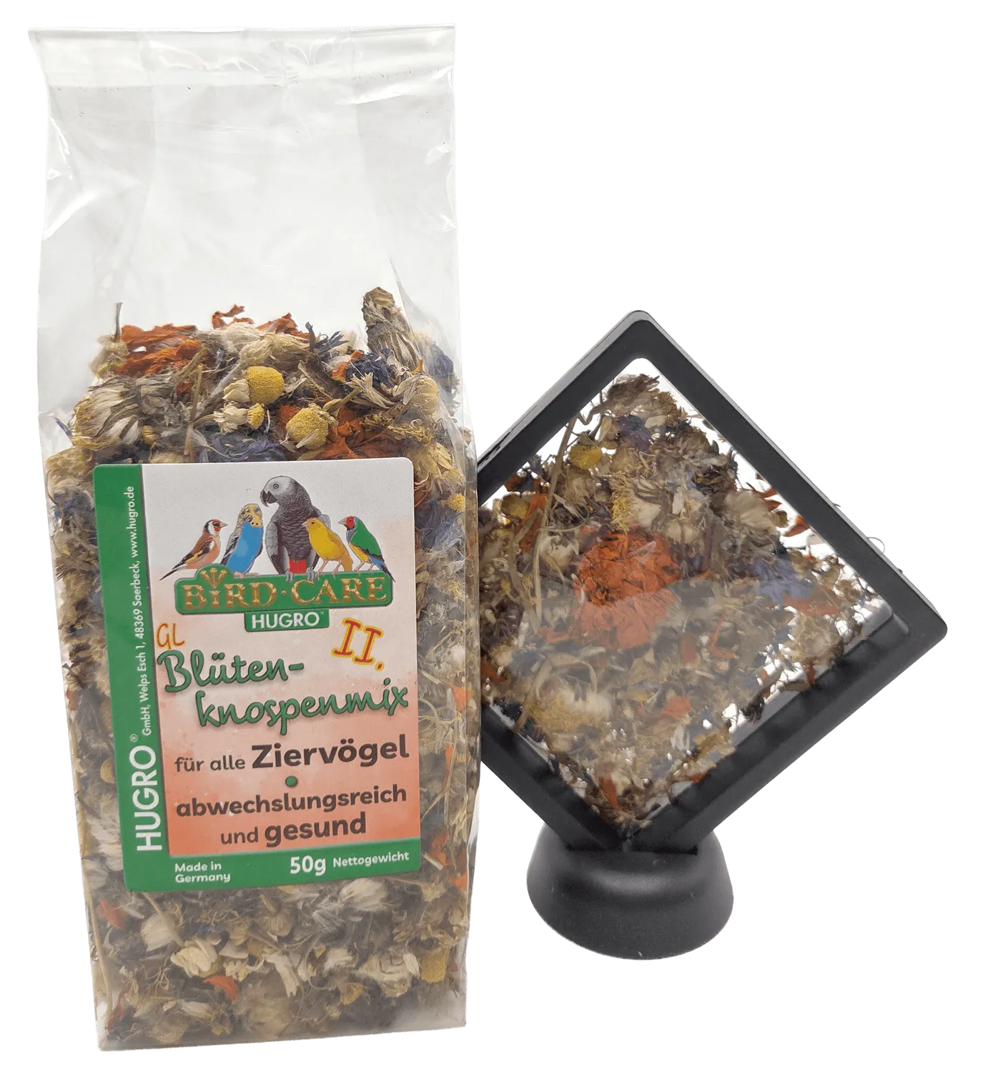 Bounty Paradise BirdCare kruiden- bloemenmix vogelvoer 4x50g
