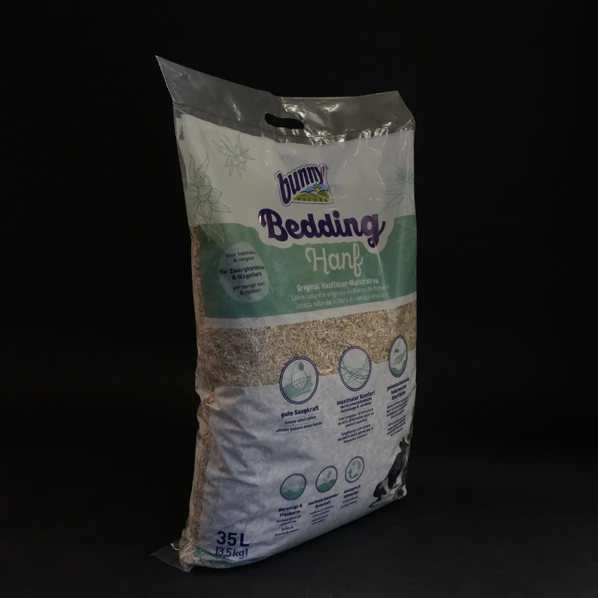 Jouw Cavia Hanf Bedding bodembedekking hennep stofarm