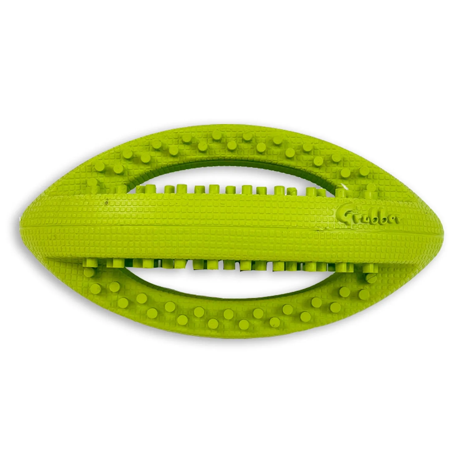 Nature First Grubber Tough Rugbybal hondenspeelbal rubber