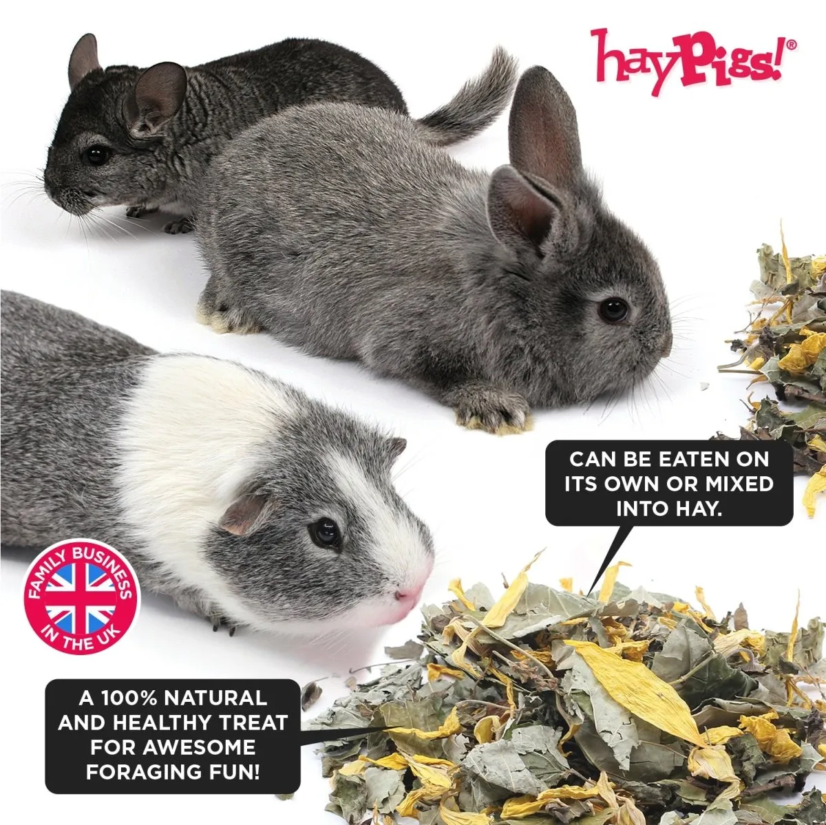 HayPigs Lemon & Lime Leaves snack 90 g navulzak
