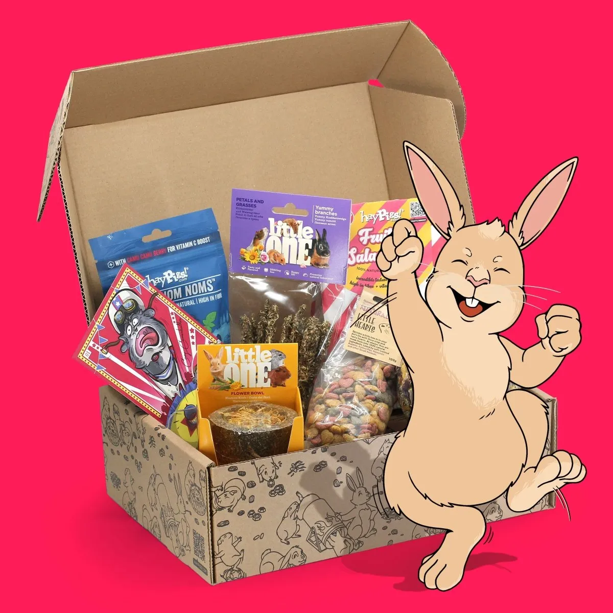 HayPigs Subscription Box verrassingsbox cavia konijn