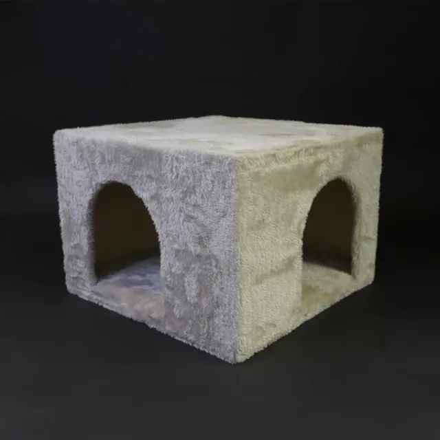 Jouw Cavia Hide Softy schuilhuis beige pluche