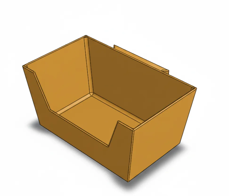 Niborprints hangbakje modulair voerbak zwart 24cm