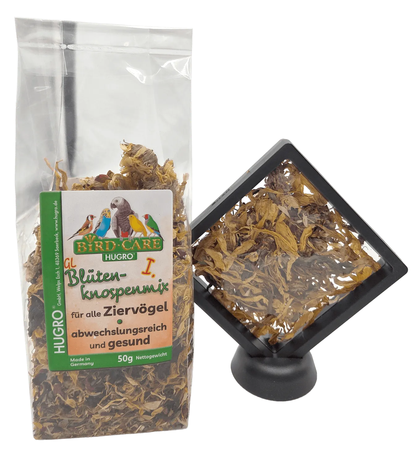 Bounty Paradise BirdCare kruiden- bloemenmix vogelvoer 4x50g