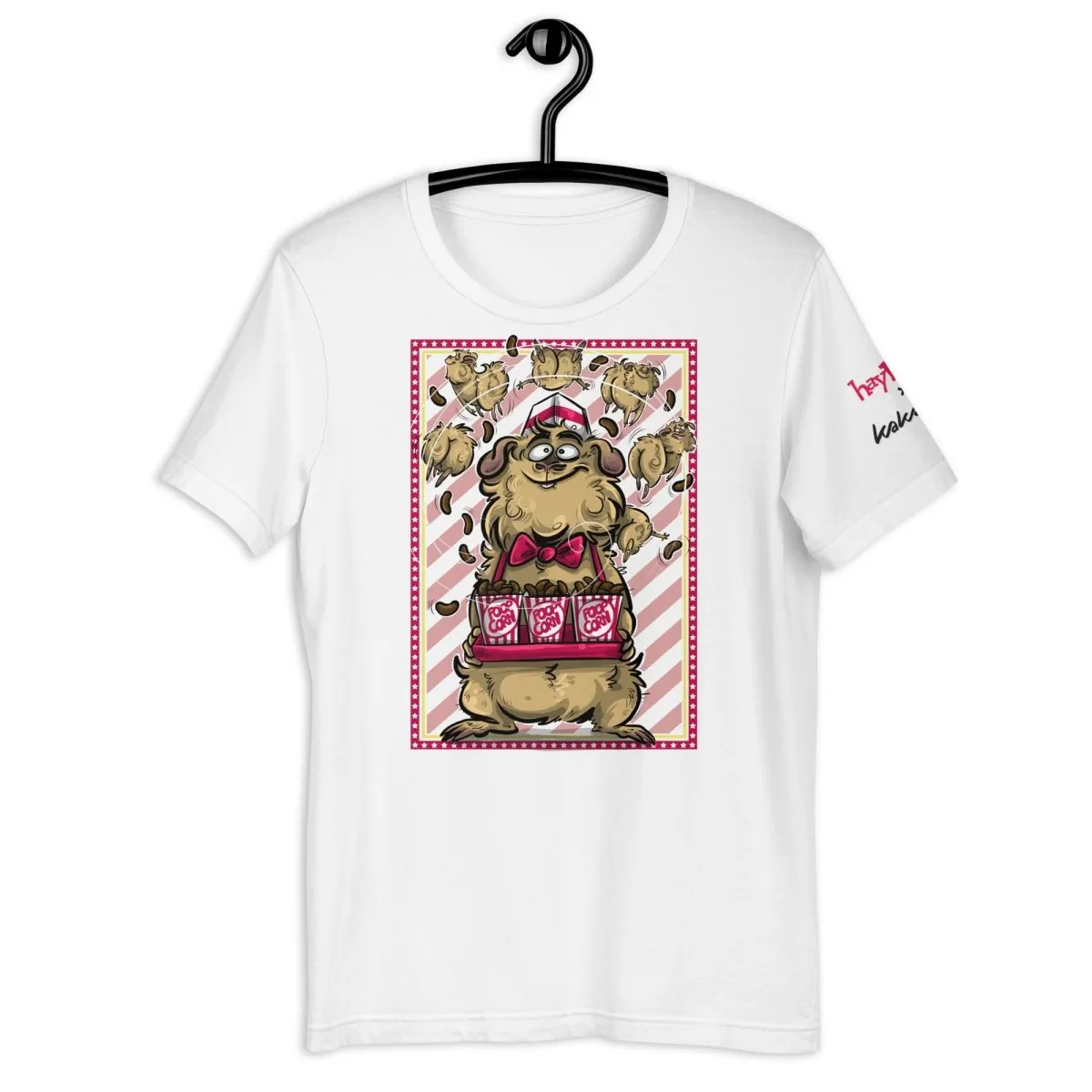 HayPigs Popcorning Piggies T-shirt unisex katoen