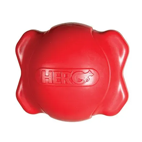 Natures Instinct Hero Soft Rubber Bone Ball hondenbal drijvend