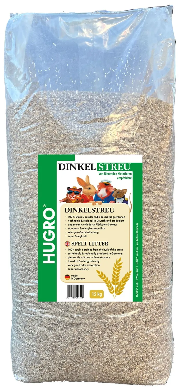 Bounty Paradise Dinkelstreu spelt bodembedekking 15 kg zacht