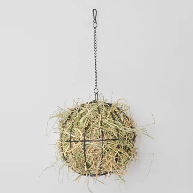 Jouw Konijn Originals Hay Ball hooibal zwart metaal