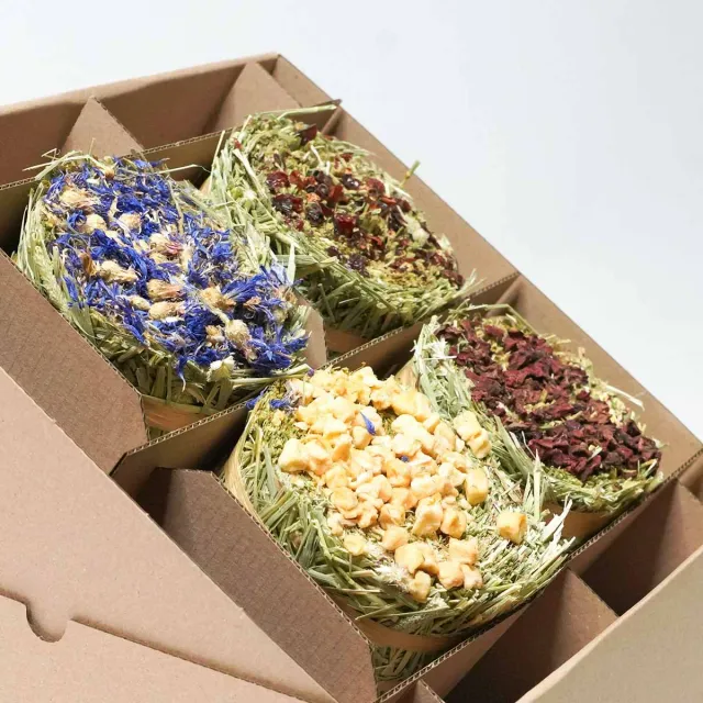 Jouw Konijn Originals Hay Cake Box hooicake set 1