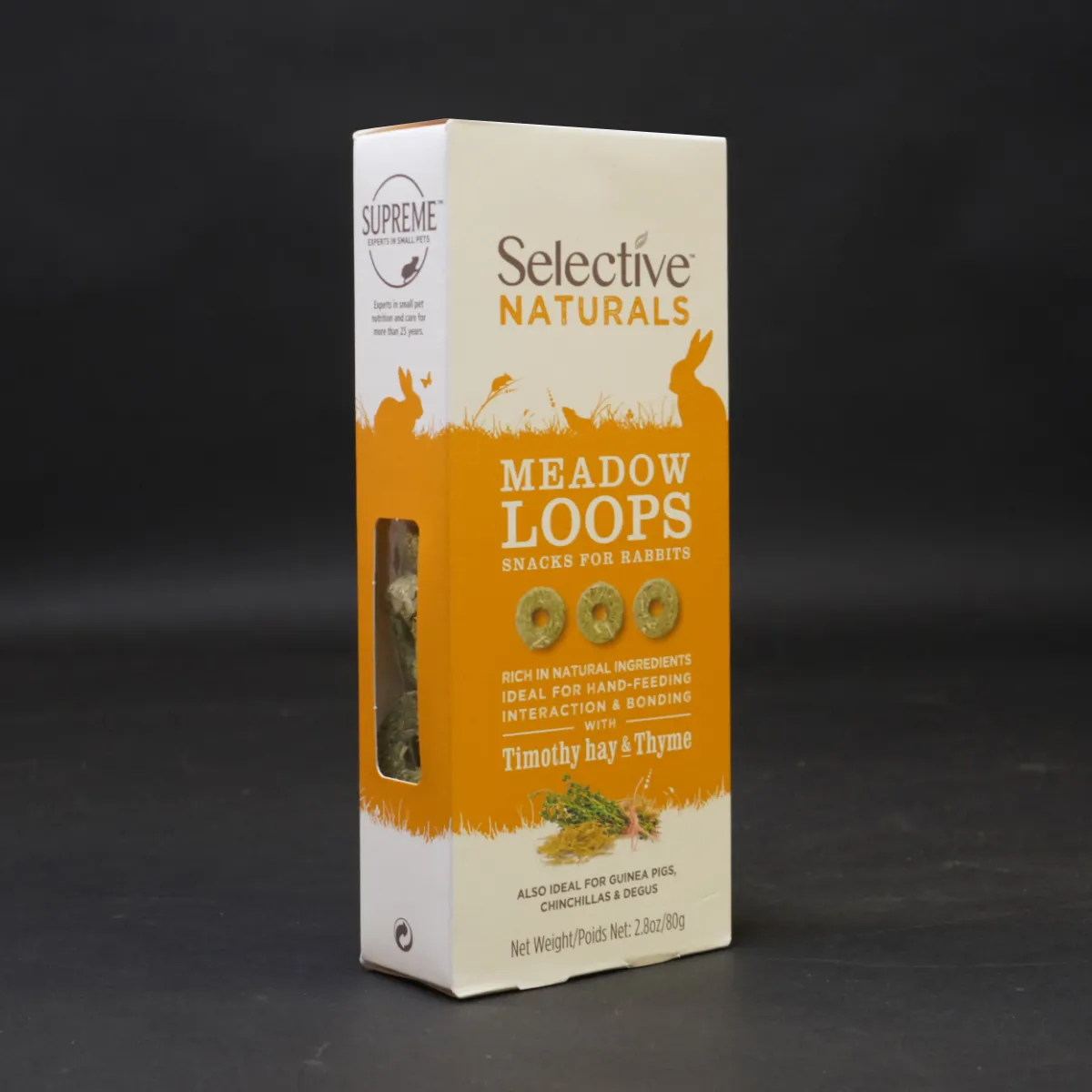 Jouw Cavia Naturals meadow loops snack vezelrijk