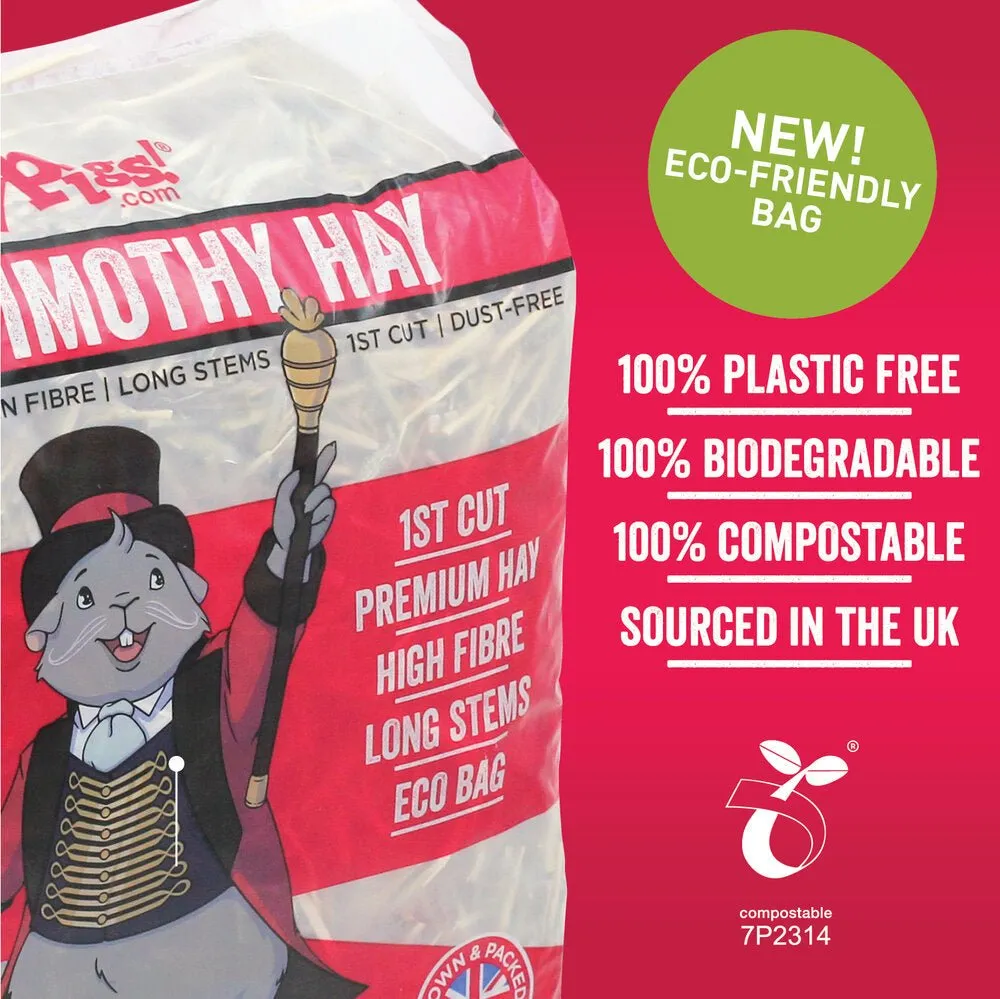 HayPigs Timothy Hay hooi 8x1kg 1e snede vezelrijk